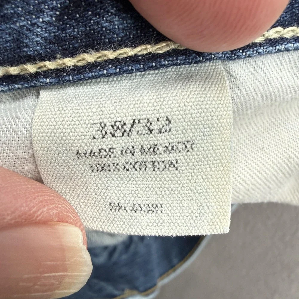 Polo Ralph Lauren Jeans Mens 36x32 (Fits 38/32) Blue Medium Wash Straight Denim